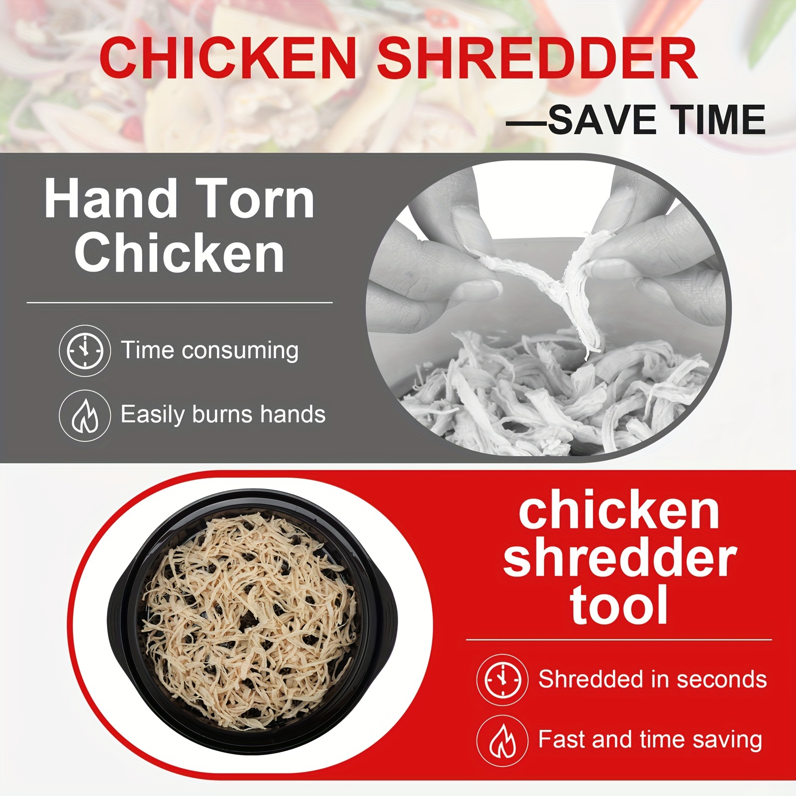 Premium Chicken Shredder Tool - onlinemegasale.com