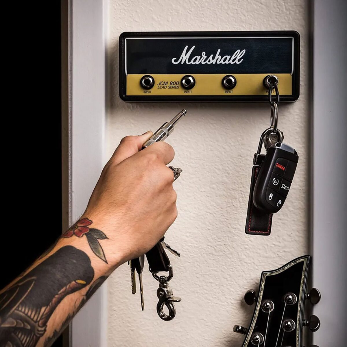 Musical Jack Rack Key Holder-Guitarist's Key Organizer - onlinemegasale.com
