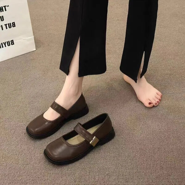 Square Toe Flats Loafers