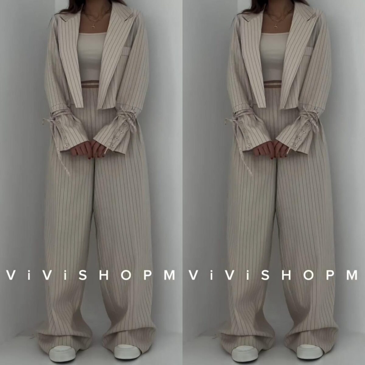 Suria - Trouser and Blazer Set - onlinemegasale.com