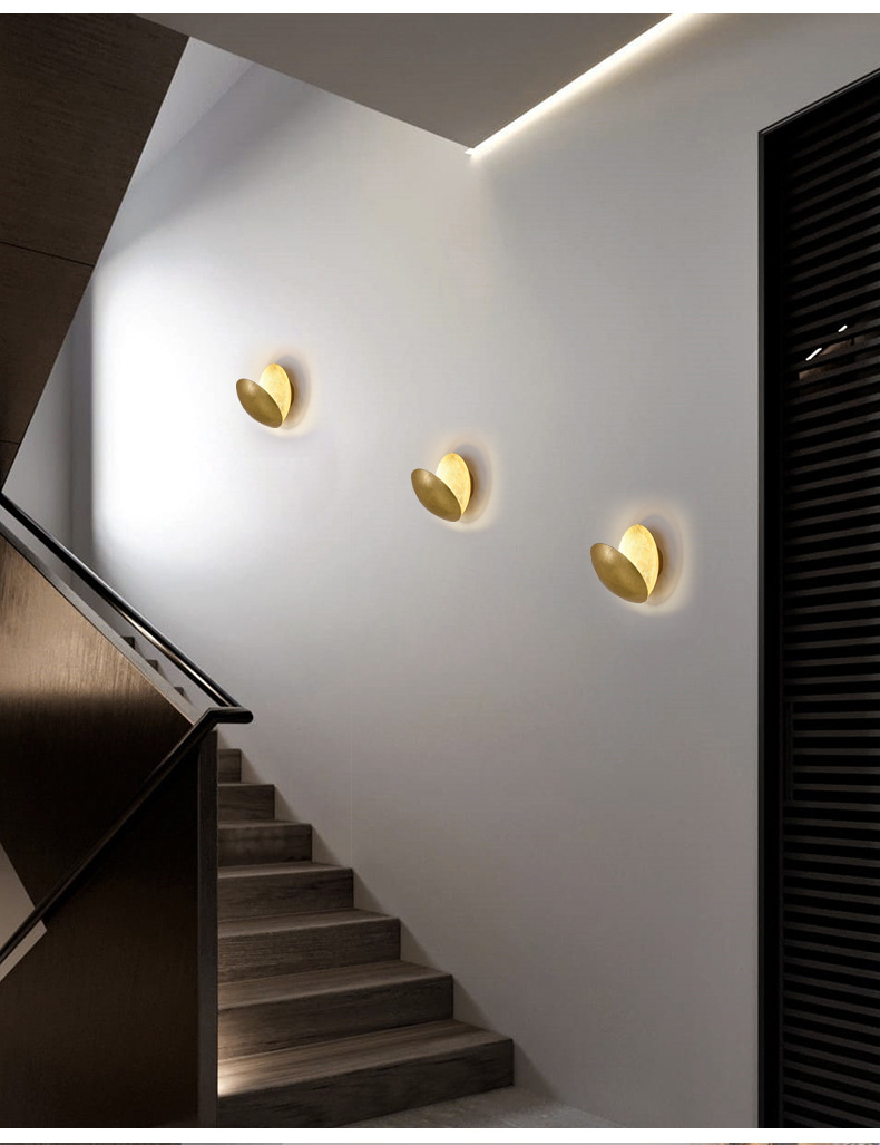 Nordic Modern Creativity Bedroom LED Art Wall Sconce Lamp - onlinemegasale.com