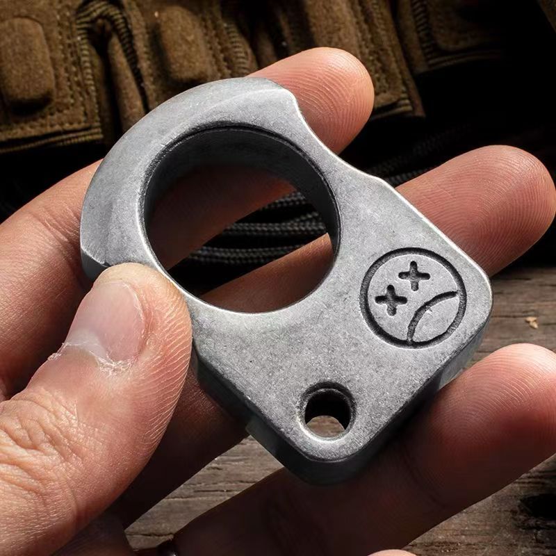 Tiger finger defense portable single finger fist buckle hand mouth - onlinemegasale.com