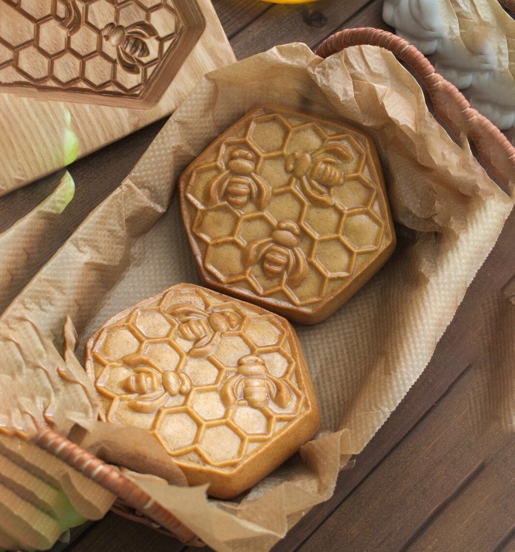 (🎁Last day limited sale - 52% off🎁)Wood patterned Cookie cutter - Embossing Mold For Cookies - onlinemegasale.com