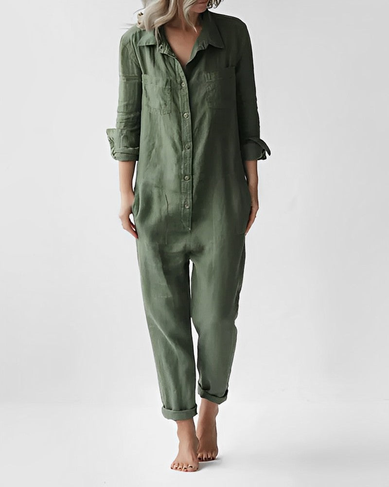 cf8ed0c584f512bc00d328b4470fa17b_1 Stylish Green Jumpsuit for Women - onlinemegasale.com