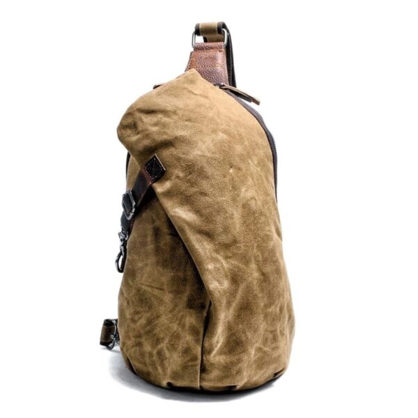 Chest pack retro pants canvas shoulder bag