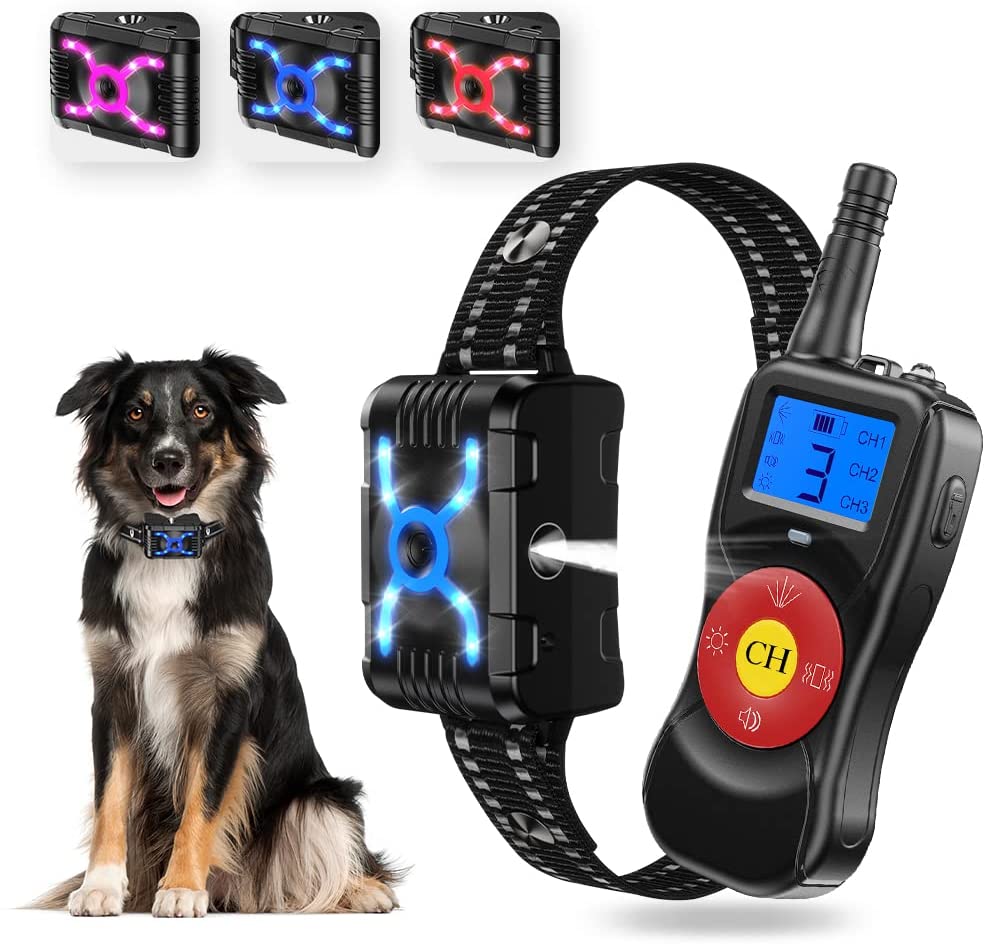 citronella-spray-stop-barking-collar-with-remote-dog-training-collar-207833 Remote-Controlled Citronella Spray Bark Collar - Effective Dog Training Solution - onlinemegasale.com