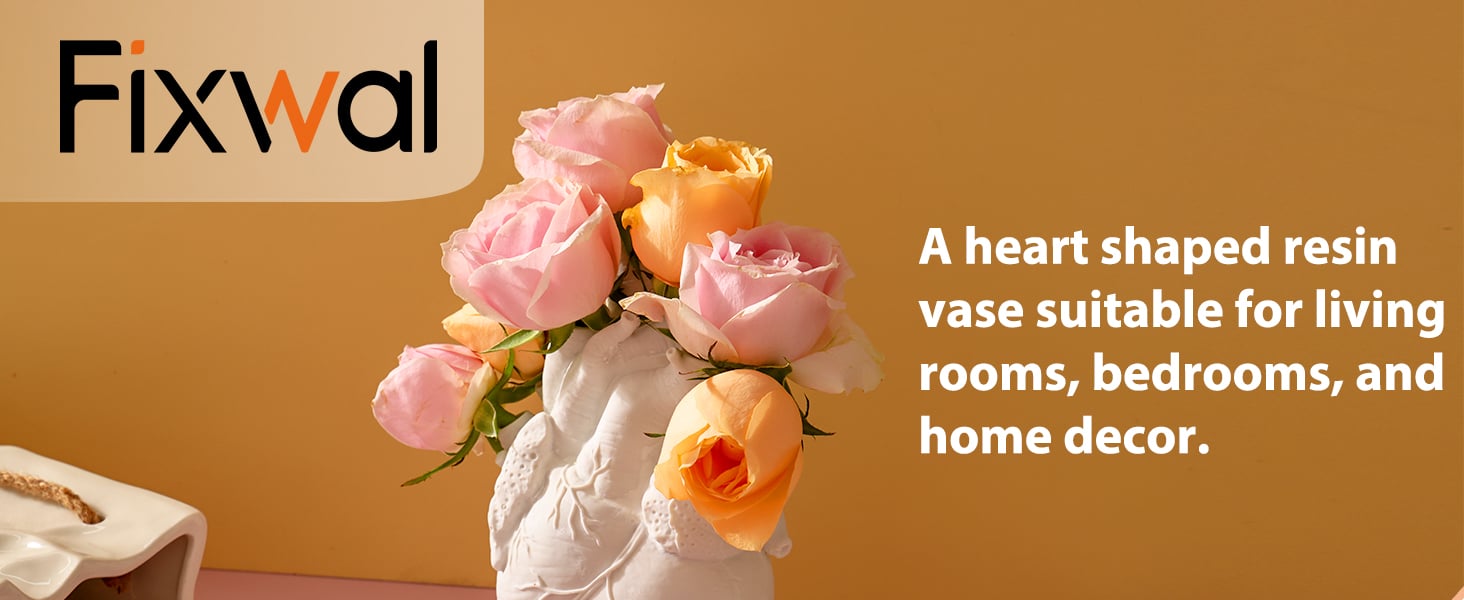 White Heart Irregular Creative Art Vase(BUY 4 Pcs Free Shipping) - onlinemegasale.com