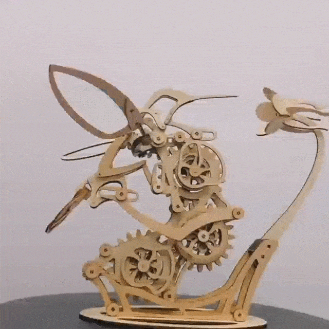 3d Wooden Mechanical Hummingbird - onlinemegasale.com