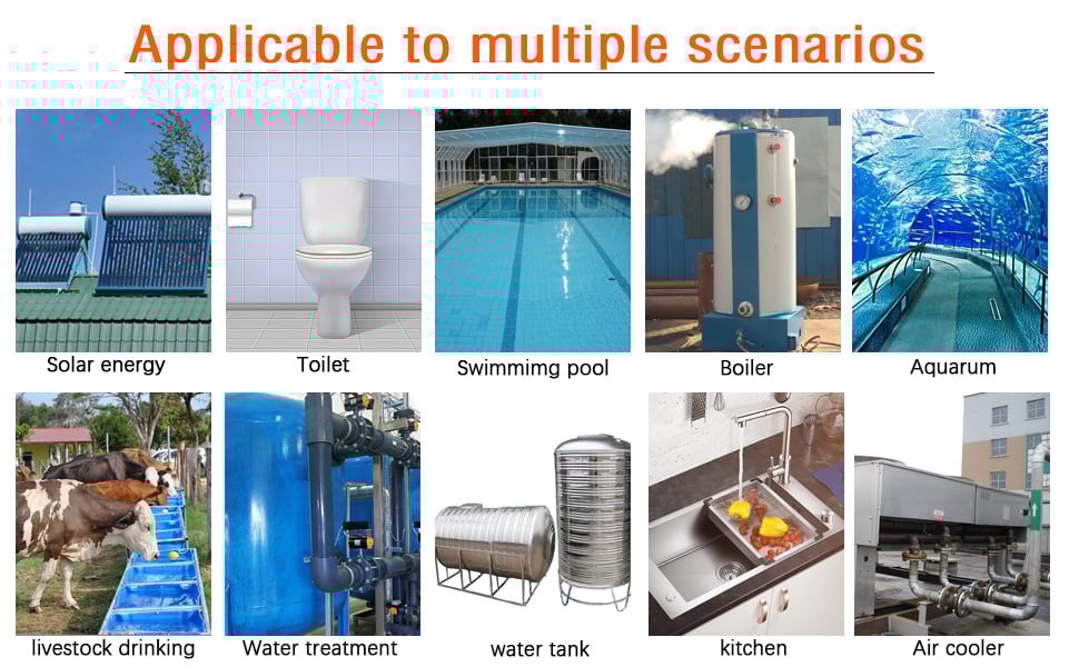 304 Stainless Steel Completely Automatic Water Level Control Floating Valve - onlinemegasale.com