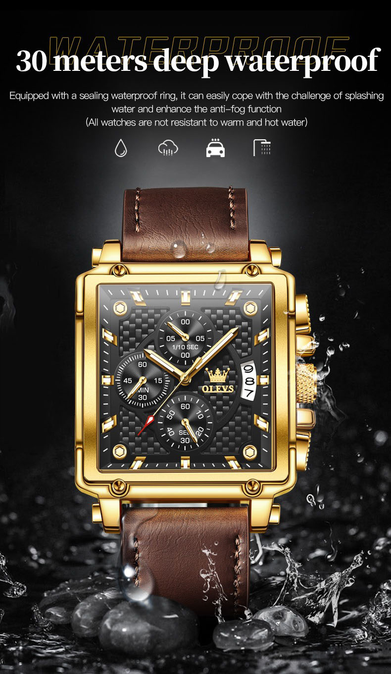 Luxury Diamond Crown Business Automatic Mechanical Watch - onlinemegasale.com