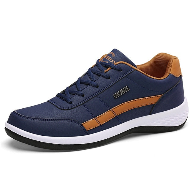 d78a888663d6016699734bb92ab21979 Men's Casual Breathable Lace-up Leather Sneakers Shoes - onlinemegasale.com