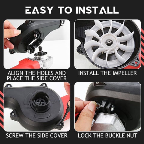 Angle Grinder Converted Into Blower / Vacuum Cleaner - onlinemegasale.com