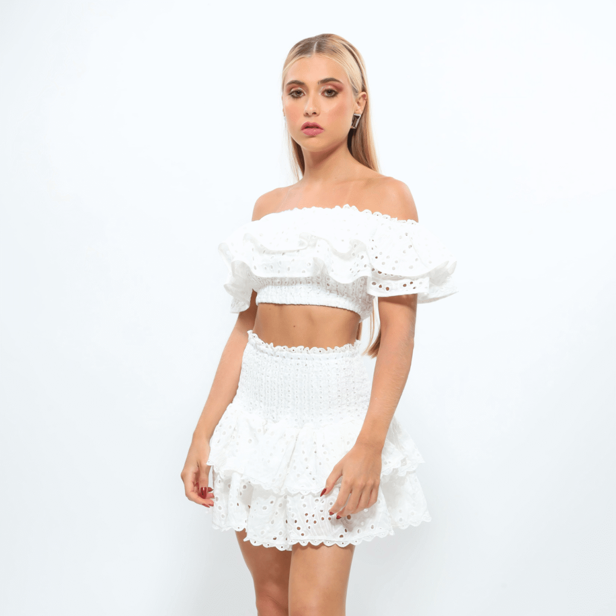(🔥HOT SALE NOW 47% OFF)One-shoulder short seaside holiday two-piece suit - onlinemegasale.com