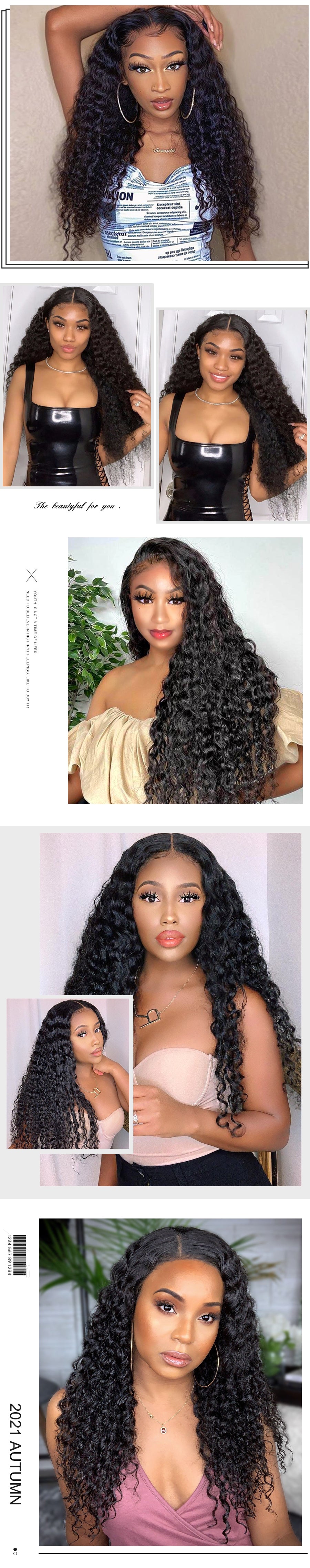 Cranberry Brazilian 12A HD Lace Wig 4X4 Deep WaveVirgin Hair 14-36 inches Long Transparent Wig - onlinemegasale.com Cranberry Brazilian 12A HD Lace Wig 4X4 Deep WaveVirgin Hair 14-36 inches Long Transparent Wig - onlinemegasale.com