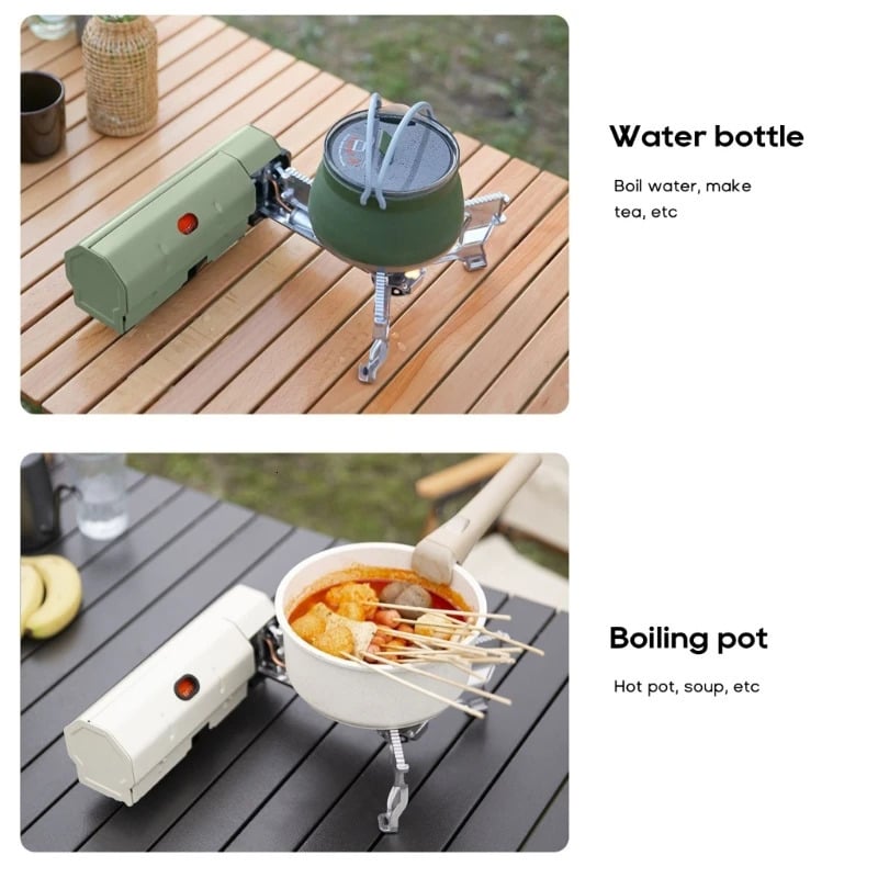 Compact Folding Spyder Camping Gas Stove - onlinemegasale.com