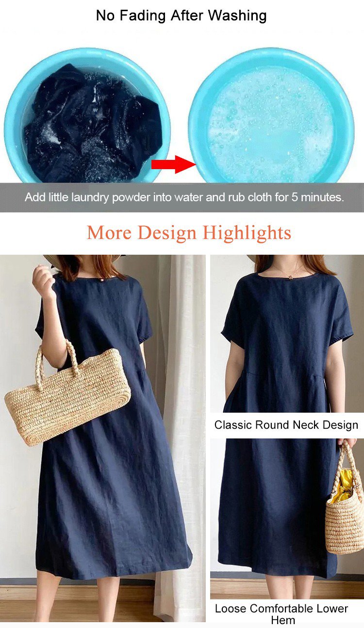 1624352798304940.jpg 🔥HOT SALE🔥 Japanese Style Linen Cotton Dress(50%OFF) - onlinemegasale.com