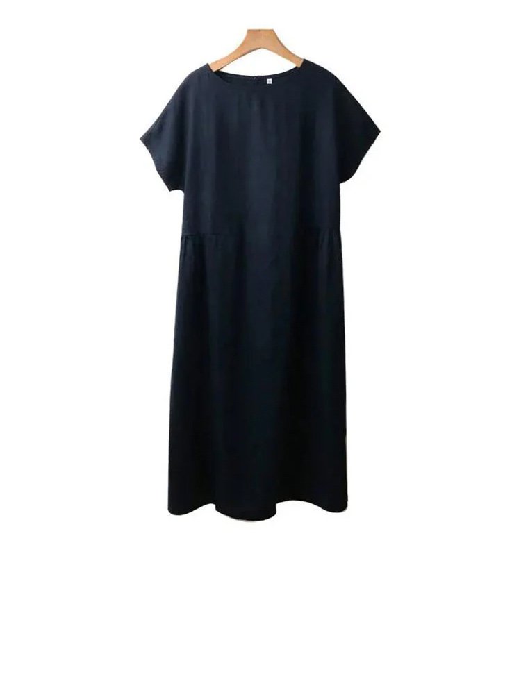 1624352812891546.jpg 🔥HOT SALE🔥 Japanese Style Linen Cotton Dress(50%OFF) - onlinemegasale.com