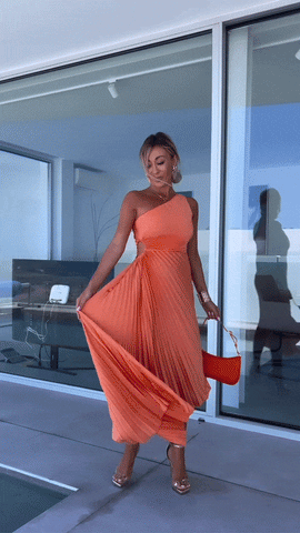 Jocelyn™ - Elegant One-Shoulder Dress - onlinemegasale.com