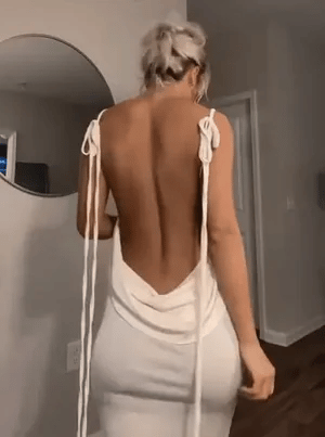 Genesis - Backless Maxi Dress - onlinemegasale.com