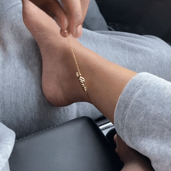 Custom Name Anklet - onlinemegasale.com Custom Name Anklet - onlinemegasale.com