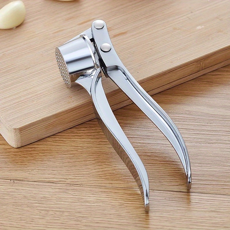 1 Piece metal Garlic Press Manually Crusher Handheld Ginger Kitchen Tools - onlinemegasale.com