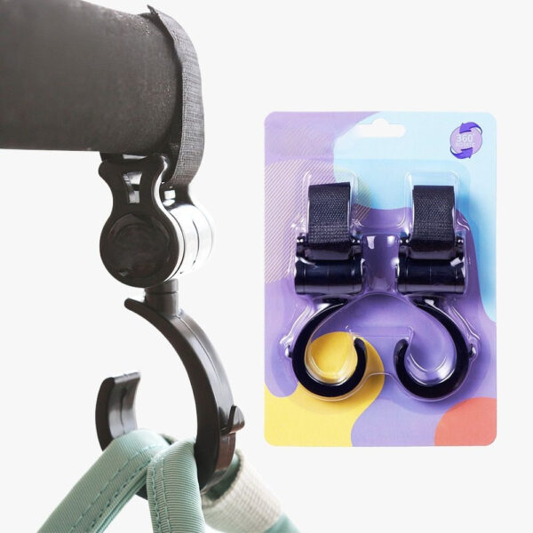 360° Stroller/Pram Hooks