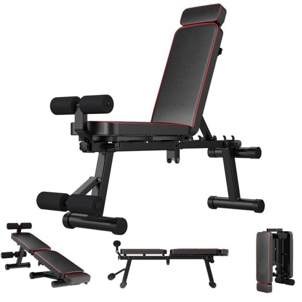 Folding Design Sit Ups Board Dumbbell bench Portable Easy To Store