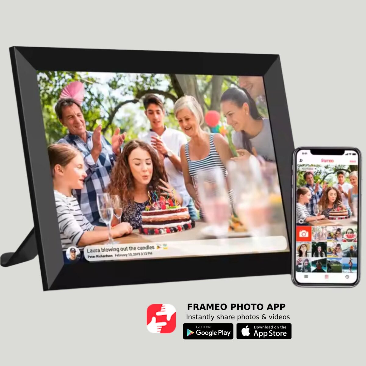 10.1-Inch, 32 GB, WIFI Smart Digital Photo Frame (Limited Edition) - onlinemegasale.com
