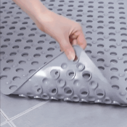 Secure Shower Mat | Non-Slip & Antibacterial - onlinemegasale.com
