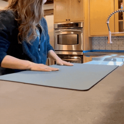 Quick Dry Kitchen Dish Mat | Highly Absorbent - onlinemegasale.com