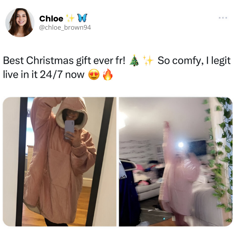 Peyton™ - Cozy Warm Blanket Hoodie - onlinemegasale.com