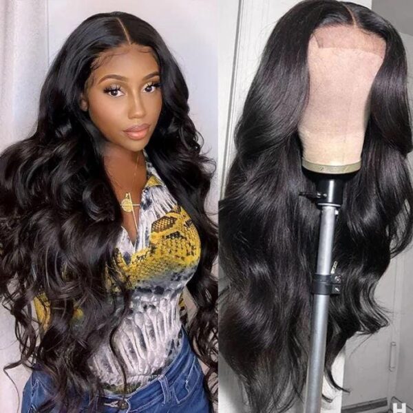 10A Cranberry Virgin Human Hair 13X4/4X4 Lace Wig Body Wave Black Color Lace Frontal Wigs