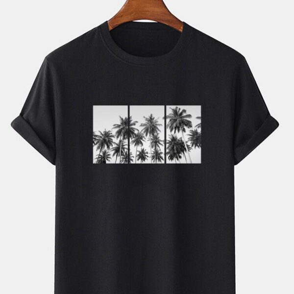 Palm Tree Landscape Photo Print T-Shirt