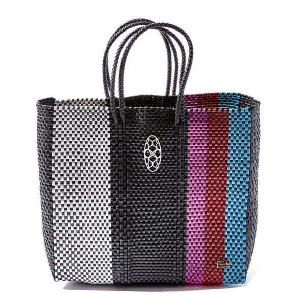 MEDIUM STRIPED TOTE BAG