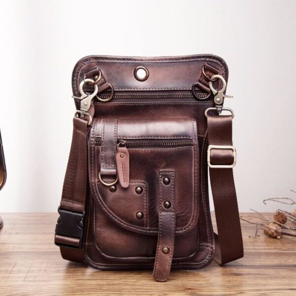 Men travel shoulder crossbody messenger bag