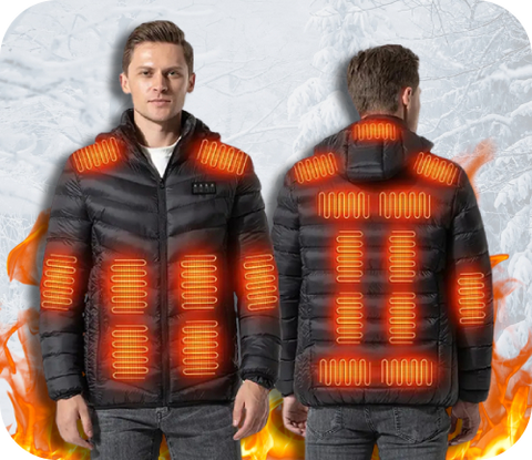 Heated smart jacket for him - onlinemegasale.com men heated jacket