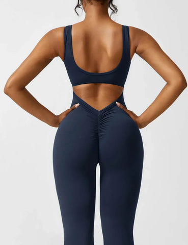 Avessa™ - Flared Sports Jumpsuit - onlinemegasale.com