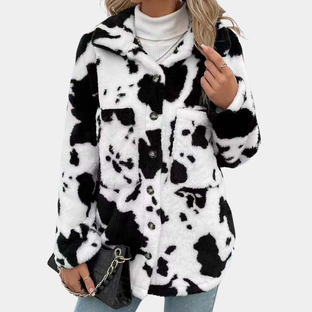 Kaylee™ - Cow Print Sweater - onlinemegasale.com Kaylee™ - Cow Print Sweater - onlinemegasale.com