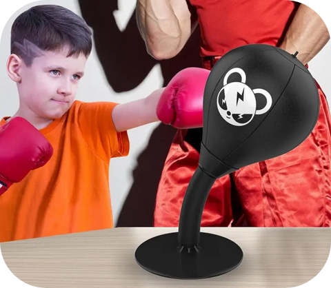 panda desktop punch bag