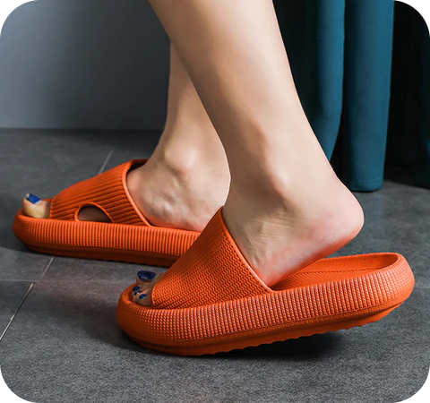 ☁️Thecomfies™ - Comfy/thick cloudy slippers - onlinemegasale.com podomedic walking inside the home