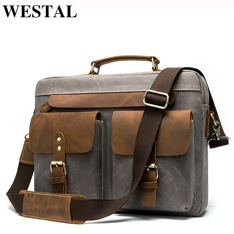product-image-1146049294 Men Briefcases Bag Genuine Leather - onlinemegasale.com