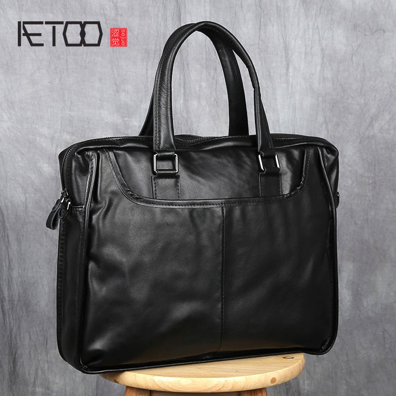 product-image-1330299424 Handbag Men's Leather Business Casual Briefcase - onlinemegasale.com
