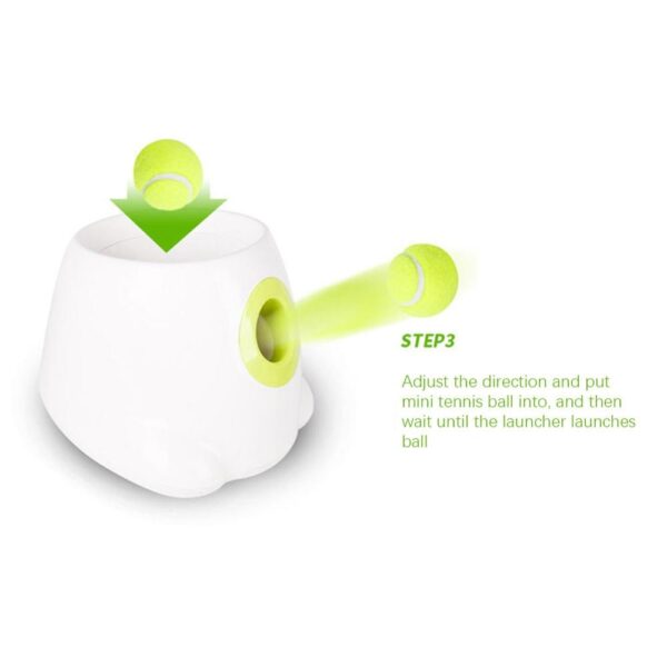 AFP Automatic Ball Launcher Dog Ball Thrower Machine Hyper Fetch 6 Tennis Ball included
