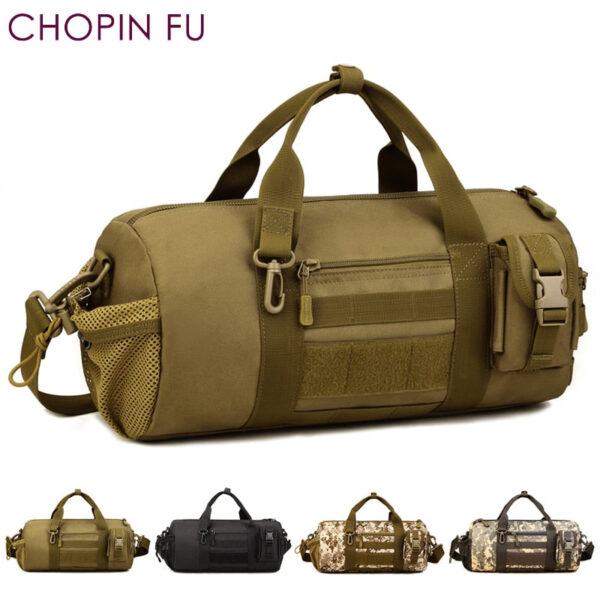 Nylon waterproof bucket-shaped messenger bag