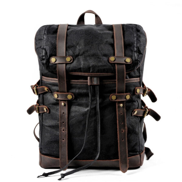 Canvas bag leisure backpack