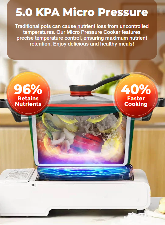 👉2025 NEW SALES - 50% OFF🫕Large Capacity McRib Stone Micro-Pressure Cooker - onlinemegasale.com