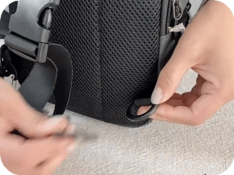 Smart Unisex Crossbody Bag - onlinemegasale.com smart crossbody bag shoulder strap adjusted