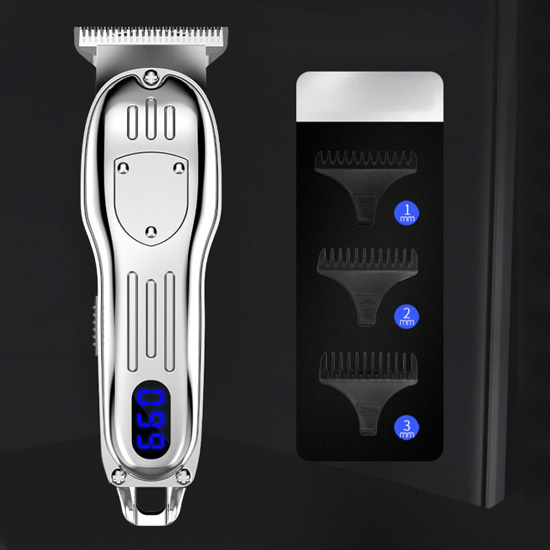 ✨Vintage Engraving LCD Digital Display Hair Clipper🌸 - onlinemegasale.com