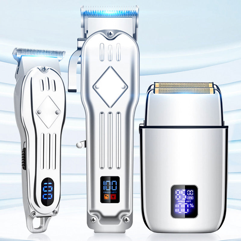 ✨Vintage Engraving LCD Digital Display Hair Clipper🌸 - onlinemegasale.com