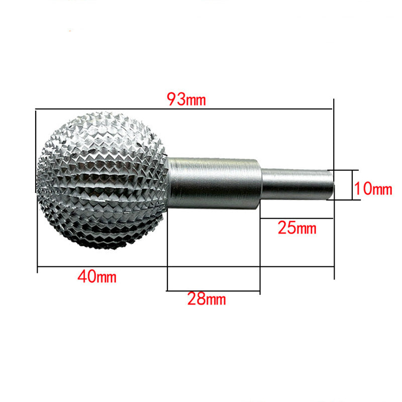 Burr Ball Carbon Steel Grinder Bit for Woodworking - onlinemegasale.com